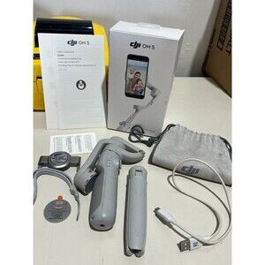 DJI OM 5 Smartphone Gimbal Stabilizer, 3-Axis Phone Gimbal, Built-In Ex